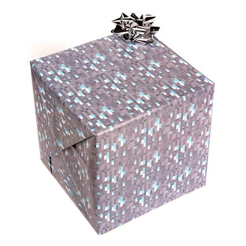 Minecraft Diamond Gift Wrap